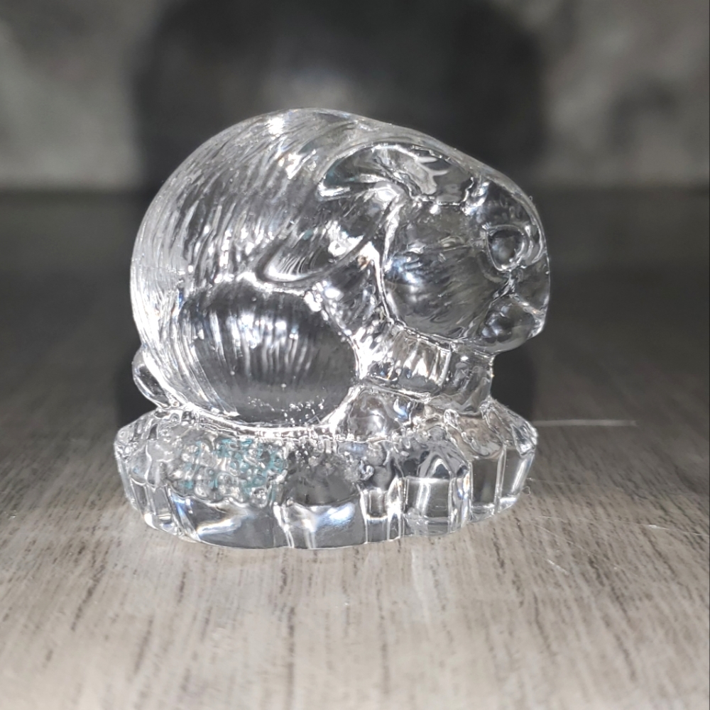 Goebel Crystal Collection 24% Lead Crystal Bunny Easter Spring 1.5" H Vi…